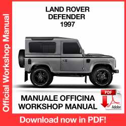 Manuale Officina Land Rover Defender (1997)