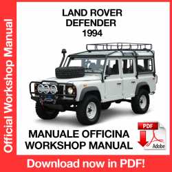 Manuale Officina Land Rover Defender (1994)