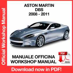 Manuale Officina Aston Martin DBS