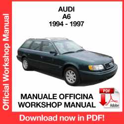 Workshop Manual Audi A6...