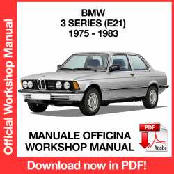 Manuale Officina BMW Serie 3 E21