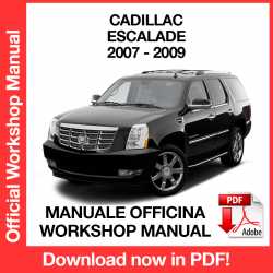 Manuale Officina Cadillac Escalade