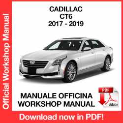 Workshop Manual Cadillac CT6