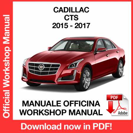Workshop Manual Cadillac CTS