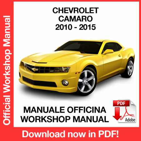 Workshop Manual Chevrolet Camaro (2010-2015)