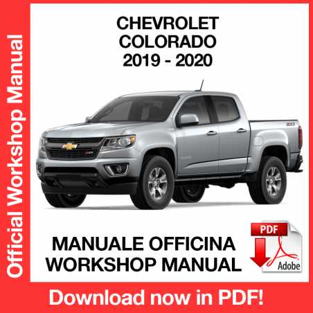 Workshop Manual Chevrolet Colorado (2019-2020)