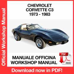 Manuale Officina Chevrolet Corvette C3