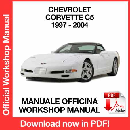 Manuale Officina Chevrolet Corvette C5