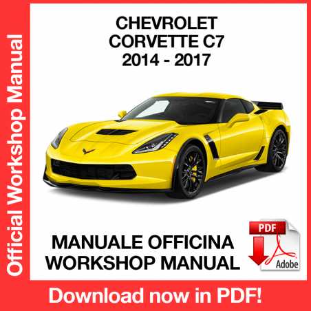 Manuale Officina Chevrolet Corvette C7