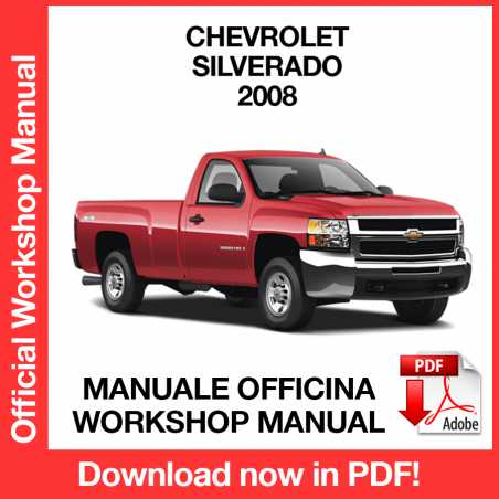 Manuale Officina Chevrolet Silverado