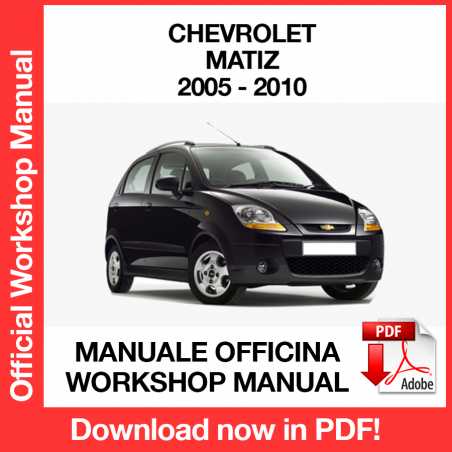 Workshop Manual Chevrolet Matiz