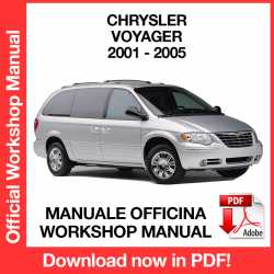 Manuale Officina Chrysler Voyager (2001-2005)