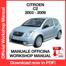 Manuale Officina Citroen C2