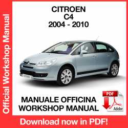 Manuale Officina Citroen C4 (2004-2010)