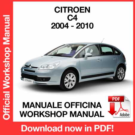 Manuale Officina Citroen C4 (2004-2010)