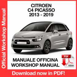 Manuale Officina Citroen C4 Picasso (2013-2019)