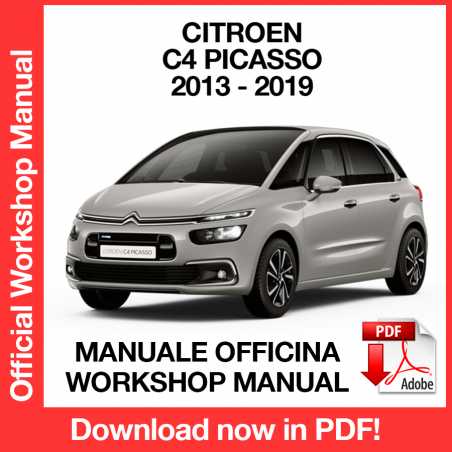 Workshop Manual Citroen C4 Picasso (2013-2019)