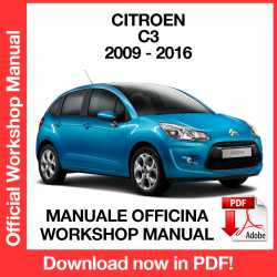 Manuale Officina Citroen C3 (2009-2013)