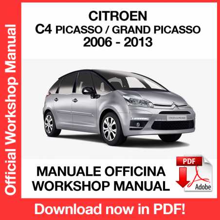 Workshop Manual Citroen C4 Picasso (2006-2013)