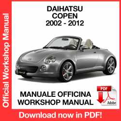 Manuale Officina Daihatsu Copen