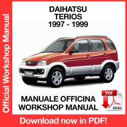 Workshop Manual Daihatsu Terios J100