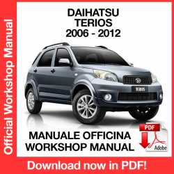 Workshop Manual Daihatsu Terios  J200