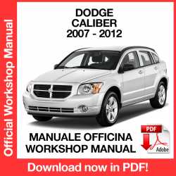Workshop Manual Dodge Caliber