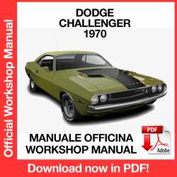 Manuale Officina Dodge Challenger (1970)