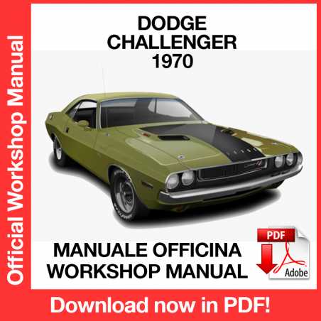 Workshop Manual Dodge Challenger (1970)
