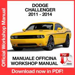 Manuale Officina Dodge Challenger (2011-2014)