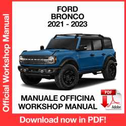 Workshop Manual Ford Bronco
