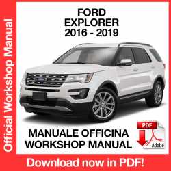 Workshop Manual Ford Explorer (2016-2019)