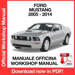 Workshop Manual Ford Mustang 5 (2005-2014)