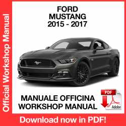 Manuale Officina Ford Mustang 6 (2015-2017)