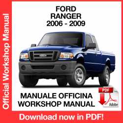 Workshop Manual Ford Ranger (2006-2009)