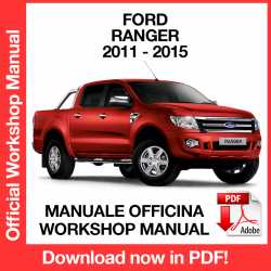 Manuale Officina Ford Ranger (2011-2015)