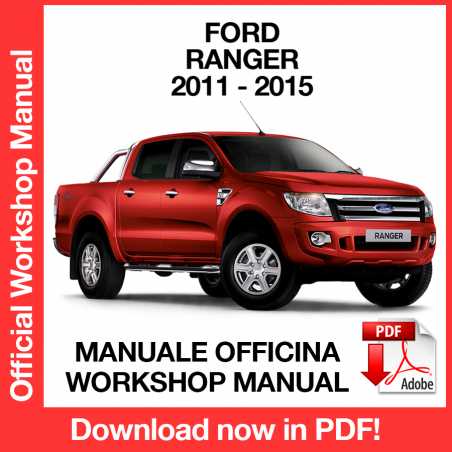Workshop Manual Ford Ranger (2011-2015)