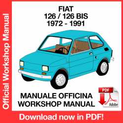 Manuale Officina Fiat 126...