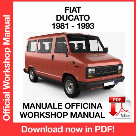 Workshop Manual Fiat Ducato (1981-1993)