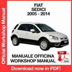 Manuale Officina Fiat Sedici
