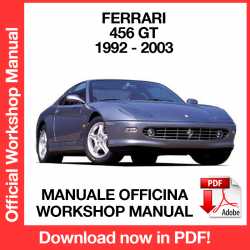 Manuale Officina Ferrari 456GT