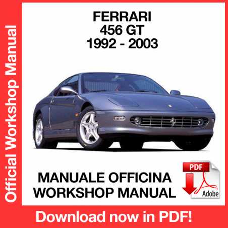 Workshop Manual Ferrari 456GT