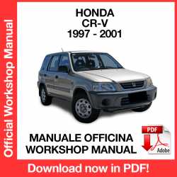 Workshop Manual Honda CR-V (1997