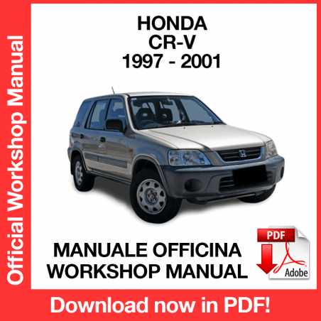 Manuale Officina Honda CR-V (1997