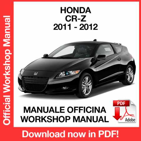 Workshop Manual Honda CR-Z