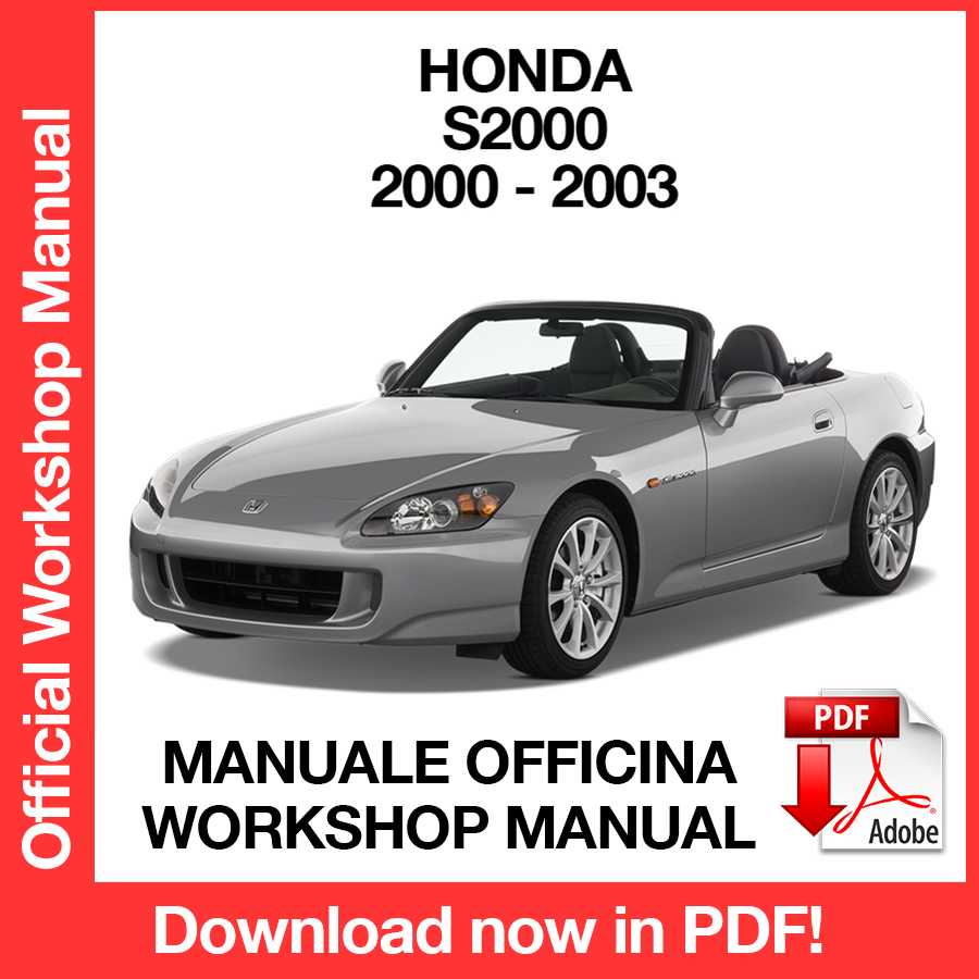 Workshop Manual Honda S2000 (2000-2003) (EN)