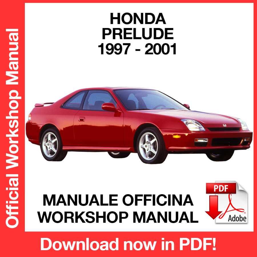 Workshop Manual Honda Prelude (1997-2001) (EN)