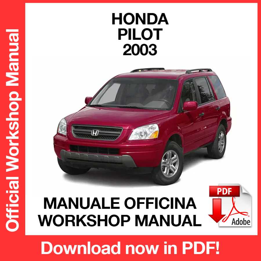 Workshop Manual Honda Pilot (2003) (EN)