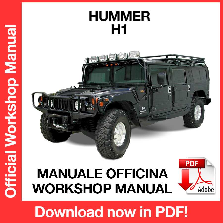 Workshop Manual Hummer H1 (EN)