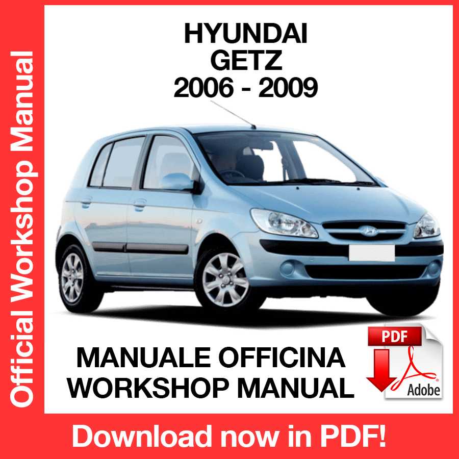 Manuale Officina Hyundai Getz (2006-2009) (EN)